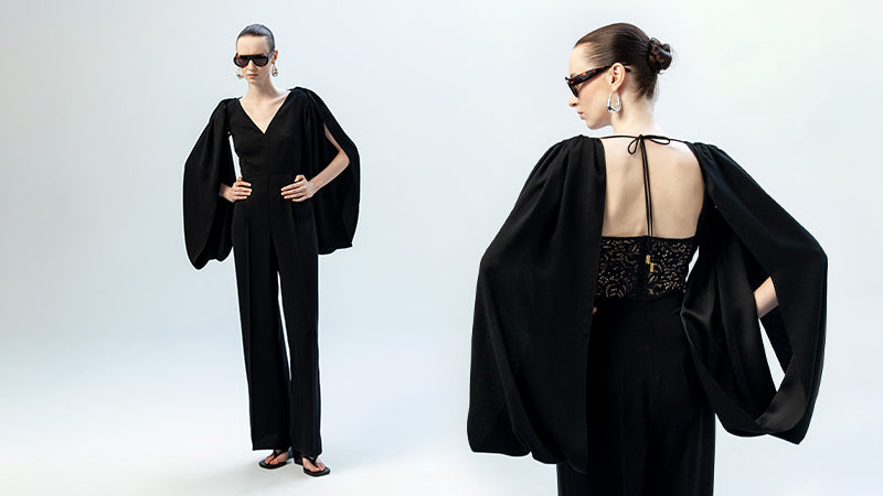 Akşam Davetlerine Uyumlu Tulum Stili