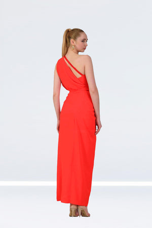 ONE SHOULDER LONG DRESS 24S40522