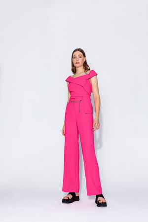 THIN BELT CHAIN ​​DETAIL PALAZZO TROUSERS 24S20427