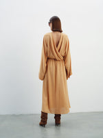 DRESS WITH TIE-UP BACK DETAIL