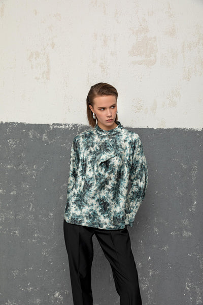 PATTERNED BLOUSE 26W10851