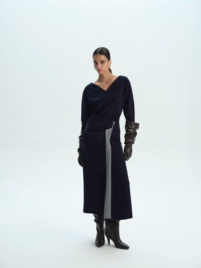 ZIP DETAIL SKIRT