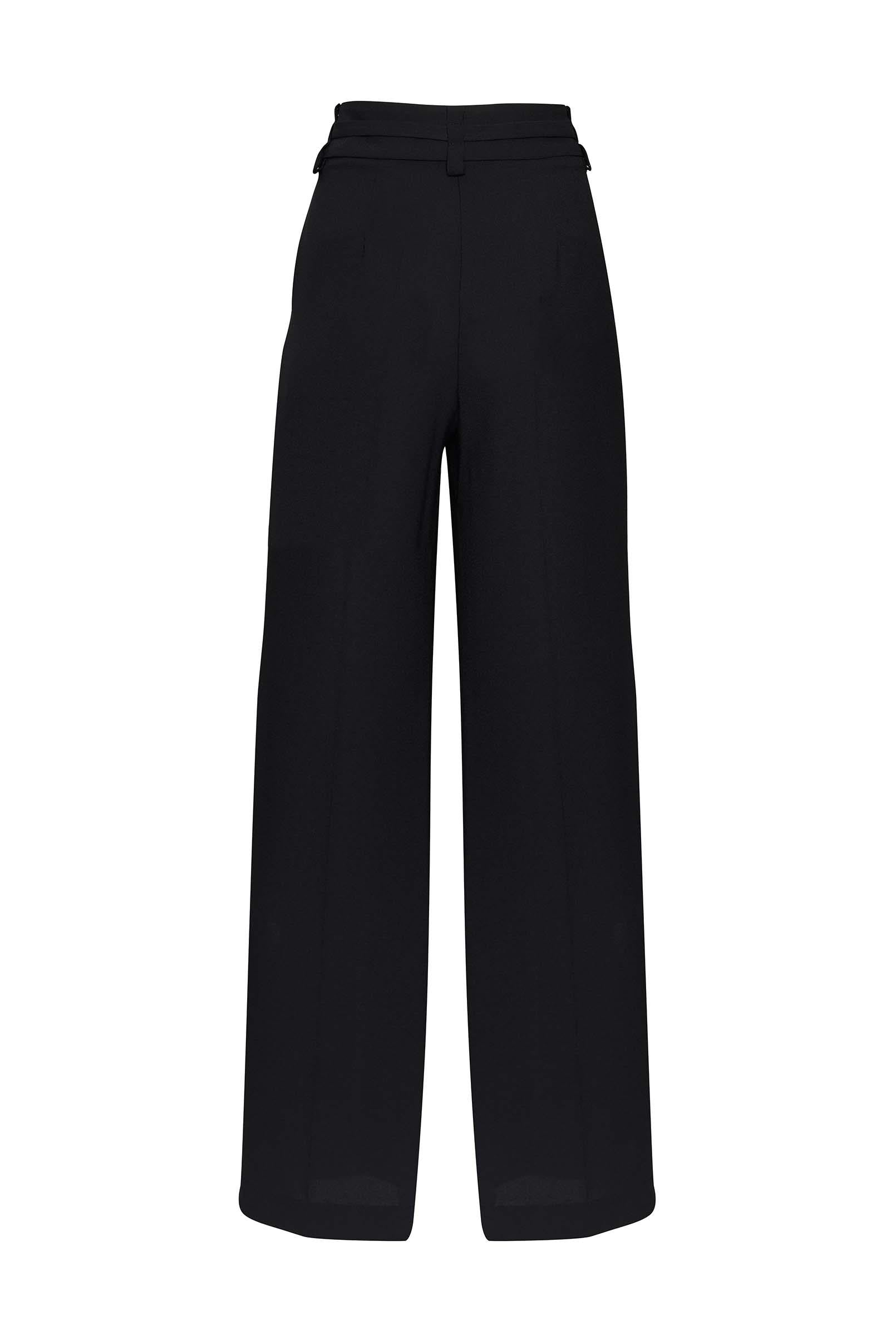 THIN BELT CHAIN ​​DETAIL PALAZZO TROUSERS 24S20427