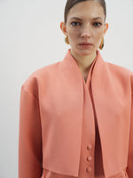 LAYERED DETAIL BUTTONED JACKET