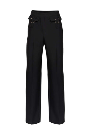 WIDE LEG TROUSERS WITH METAL ACCESSORIES 24W20314