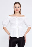 BASIC OPEN SHOULDER BLOUSE 22S10929