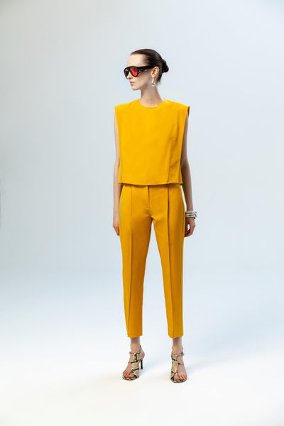 PENS DETAILED CARROT FIT TROUSERS