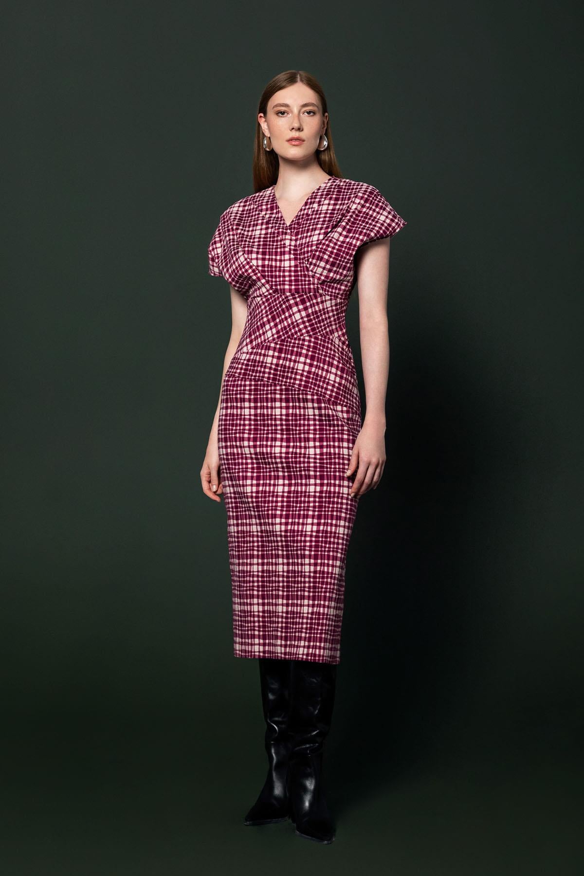 HOT QUARTER PATTERNED DRESS 25W40634