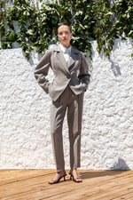 SINGLE-BUTTON BLAZER JACKET