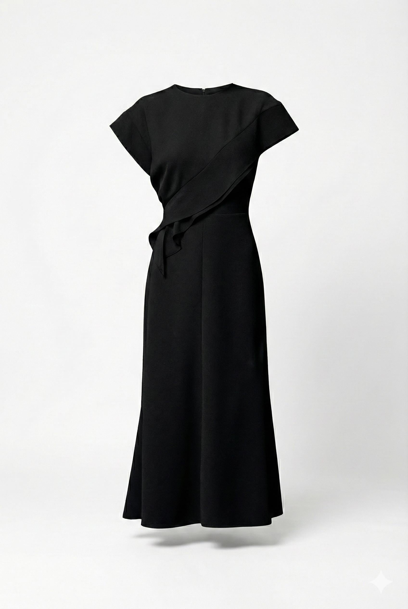 RUFFLED LONG DRESS 26W40813