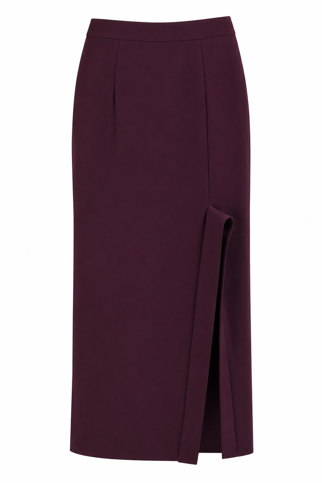 LONG SKIRT WITH SLIT DETAIL